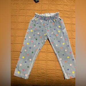 Mini Boden polka dot jeans